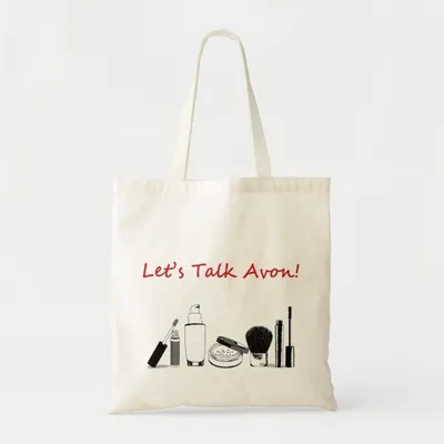 Avon Initial Shopper - Glitter Letter Shopping Bag - Empowerment for women  | eBay