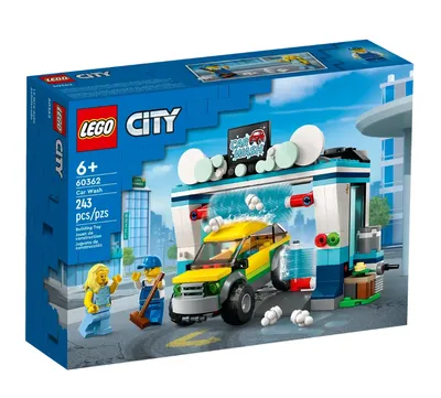 Конструктор LEGO City Автомойка, 243 детали, 60362 - купить в Мегамаркет  Москва Пушкино, цена на Мегамаркет