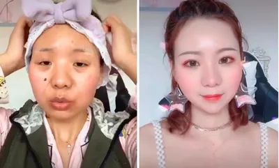 13 преображений азиаток, которые с помощью косметики рисуют себе новое лицо