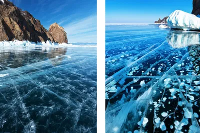 Лёд как искусство: едем на зимний Байкал