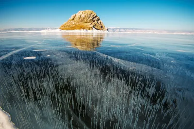 Офигительный лёд Байкала | Пикабу