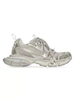 Womens Balenciaga white Triple S Clear Sole Washed Sneakers | Harrods #  {CountryCode}