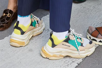 Men's Triple S Sneaker Denim in Blue | Balenciaga US