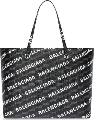 Balenciaga Black Dust Bag Drawstring Backpack | eBay