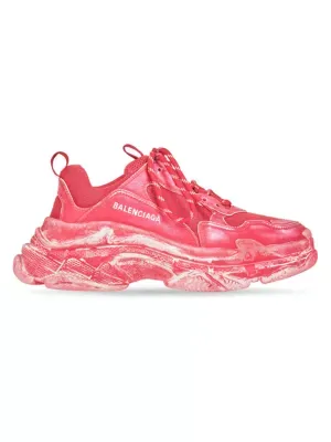 BALENCIAGA Track leather-trimmed mesh and rubber sneakers | NET-A-PORTER