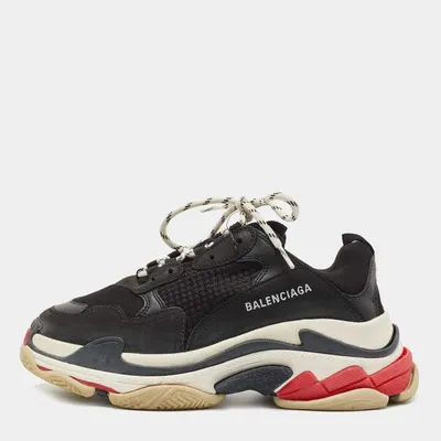 Balenciaga Black Track Sneakers - Farfetch