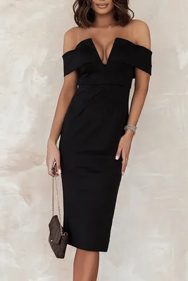 Бандажное платье с чёрным кружевом купить в Москве