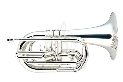 Yamaha YBH-301MS - баритон Bb маршевый, студенческий, 3х помповый,  посеребренный купить, цена 270 000 руб на Yamaha YBH-301MS - баритон Bb  маршевый, студенческий, 3х помповый, посеребренный доставка по России