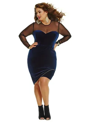 Missord 2021 женские бархатные платья больших размеров с цветочным принтом  для выпускного вечера Vestidos элегантное длинное вечернее синее платье с  рюшами на подоле 3XL 4XL | AliExpress