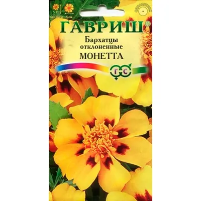 Купить Бархатцы отклоненные Монетта 0,3гр недорого по цене  24руб.|Garden-zoo.ru