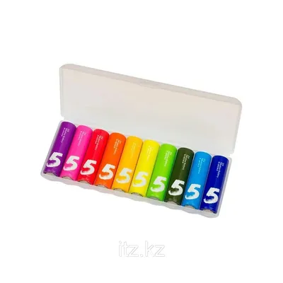 Батарейки Xiaomi AA Rainbow Batteries (10 штук в упаковке) (id 105433296)