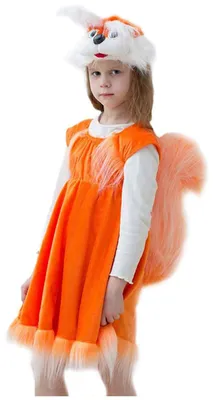 Купить карнавальный костюм Бока Белка, цв. оранжевый р.104, цены на  Мегамаркет | Артикул: 100025578466