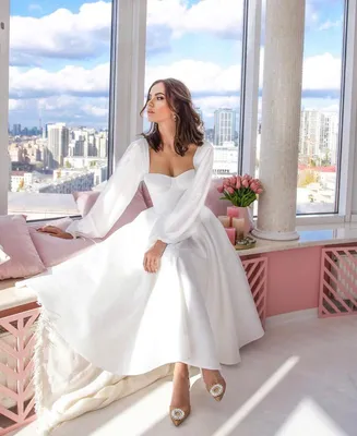 Белое классическое платье-пиджак - 13196_белый - цена, фото, описания,  отзывы покупателей | Krasota-ua.com