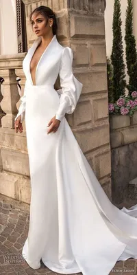 7 причин выбрать лаконичное свадебное платье — PORUSSKI.me