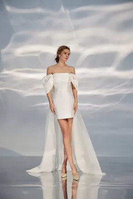 свадебное платье белое в пол артикул 203841 цвет белый👗 напрокат 9 900 ₽ ⭐  купить 20 000 ₽ в Волгограде