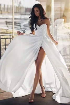 Белое свадебное платье Jozi Mikayo | Купить свадебное платье в салоне  Валенсия (Москва)