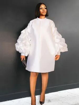 Из коллекции «Женское прямое белое платье» | Платья, Вечерние платья, Платье  на выпускной