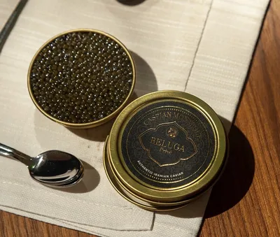 Икра Белуги осетровая 50 г стеклянная банка Акватир | Royal Caviar