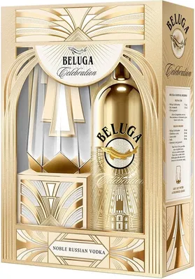 Vodka Beluga Celebration, gift set with highball, 700 ml Beluga  Celebration, gift set with highball – price, reviews