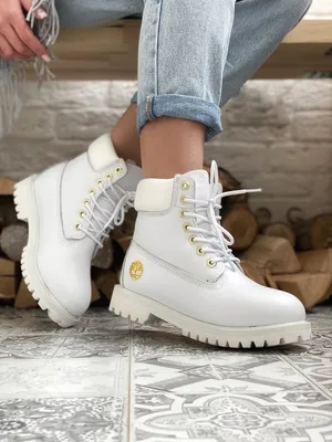 Купить Ботинки Женские Зимние Белые TIMBERLAND 6 INCH PREMIUM В Украине  Недорого | Джус