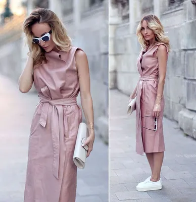 Женские кеды: с чем носить эту универсальную обувь | Pink dress outfits,  Fashion, Dusty pink dresses