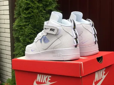 Белые демисезонные кроссовки Nike Air Force 1 Low White/Purple ‣ Купить в  интернет-магазине Каста ‣ Киев, Одесса, Харьков ‣ Доставка по всей Украине!  (#259421587)