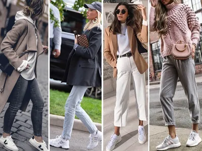 С чем носить кроссовки, кеды женщинам: 11 модных решений. Советы и  рекомендации от интернет-магазина часов и аксессуаров Имидж