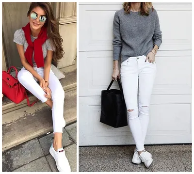 Белые кроссовки — как и с чем носить (35 фото) | GOODLY — Блог о стиле |  Дзен