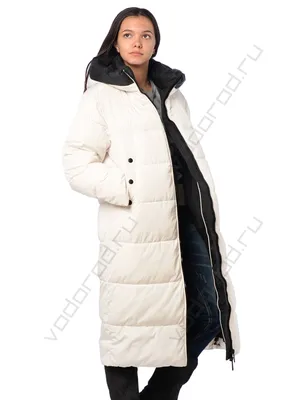 Зимняя куртка женская купить оптом (цвет Белый, Черный 54), EVACANA 21044 -  VODOROD Россия
