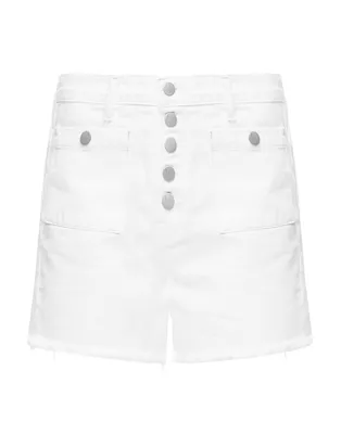 Белые джинсовые шорты женские на высокой посадке и с рваными краями (р.  26-30) 77qv115 (ID#1629178539), цена: 740 ₴, купить на Prom.ua