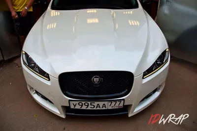 Пример украшения свадебного автомобиля Jaguar XF и вариант украшения №02  (арт. 922)