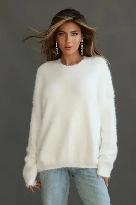 Белый свитер женский фото