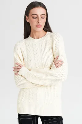 Женский белый свитер Bomboogie 5808 - купить оригинал в интернет магазине  AVIATOR в Украине