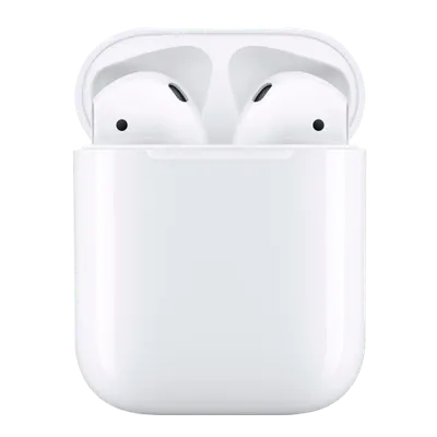 Беспроводные наушники Apple AirPods 2 чёрные матовые - купить в  интернет-магазине.