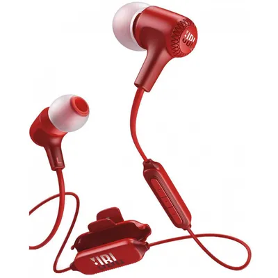 Вакуумные беспроводные наушники JBL E25BT Red для ipod -  Audio-Technica-SHOP.Ru