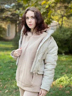 Зимняя куртка пуховик Oversize, артикул A521, цвет мокко / бежевого цвета  (ID#1517116813), цена: 2300 ₴, купить на Prom.ua