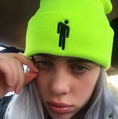 Шапка Билли Айлиш Billie Eilish Салатовая (ID#1499094286), цена: 260 ₴,  купить на Prom.ua