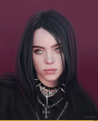 ШРРШШ / арт девушка :: красивые картинки :: Noel Sundström :: Billie Eilish  :: art (арт) / картинки, гифки, прикольные комиксы, интересные статьи по  теме.