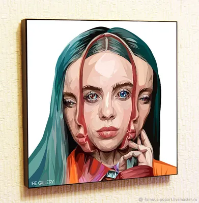 Картина Постер Билли Айлиш Billie Eilish в стиле Поп-Арт – купить онлайн на  Ярмарке Мастеров – O478IBY | Фотокартины, Москва