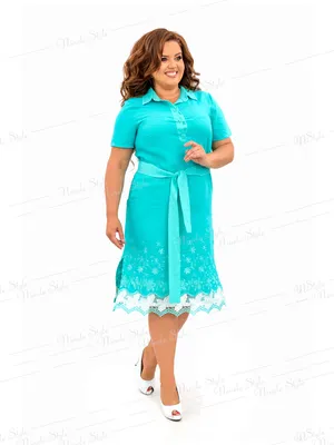 Бирюзовое платье на бретелях с кружевной накидкой - купить в Москве ◈ цена  в интернет-магазине «L'Marka»