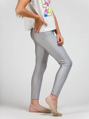 Женские блестящие леггинсы, Лидер продаж, леггинсы, однотонные повседневные  брюки, флуоресцентные эластичные блестящие леггинсы из спандекса |  AliExpress