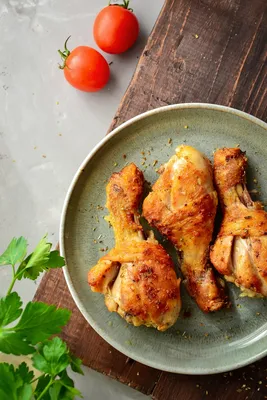 Жареные куриные голени с картофелем — пошаговый классический рецепт с фото  от Простоквашино