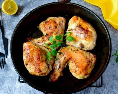 Приготовление курицы на сковороде | Кухня SL | Дзен