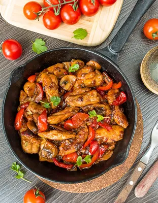 Рецепт острой курицы в сковороде с фото пошагово на Вкусном Блоге