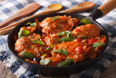 Куриные окорочка на сковороде гриль рецепт – Европейская кухня: Основные  блюда. «Еда»