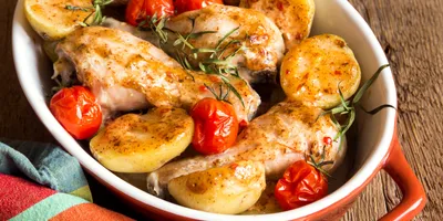 Блюда из курицы в духовке фотографии