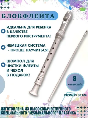 Флейта, блокфлейта, немецкая система, дудочка, для обучения SWAN 44713384  купить в интернет-магазине Wildberries