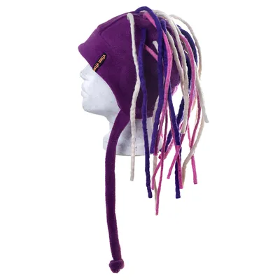 Вязанная растаманская шапка с дредами Боб Марли купить в интернете