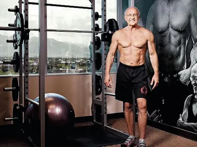 Билл Грант: обладатель идеального тела в 77 лет, финалист Олимпии, стаж  тренировок 60 лет