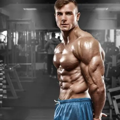 Жестокий сильный атлетических мужчин мышцы тренировки бодибилдинга мышцы  стоковое фото ©antondotsenko 315688822